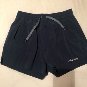 Navy Doing Things Shorts